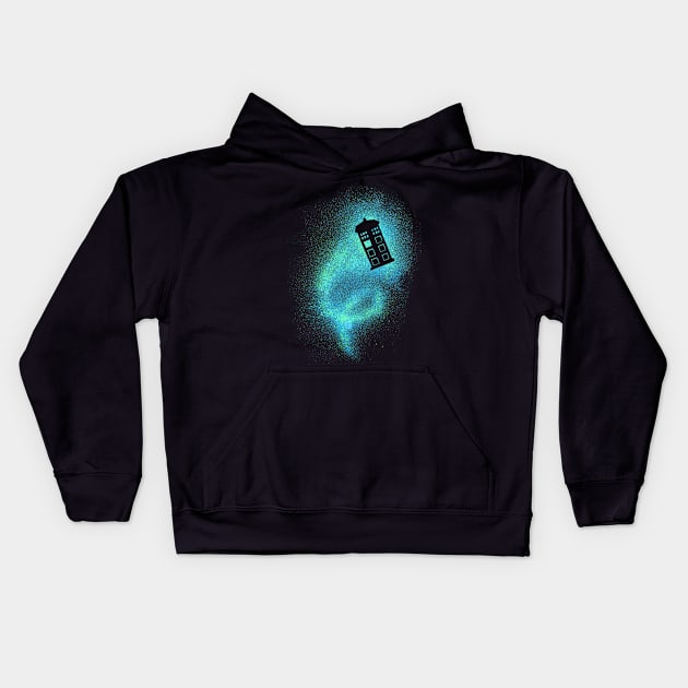 Tardis Trail Kids Hoodie by JakeSmith